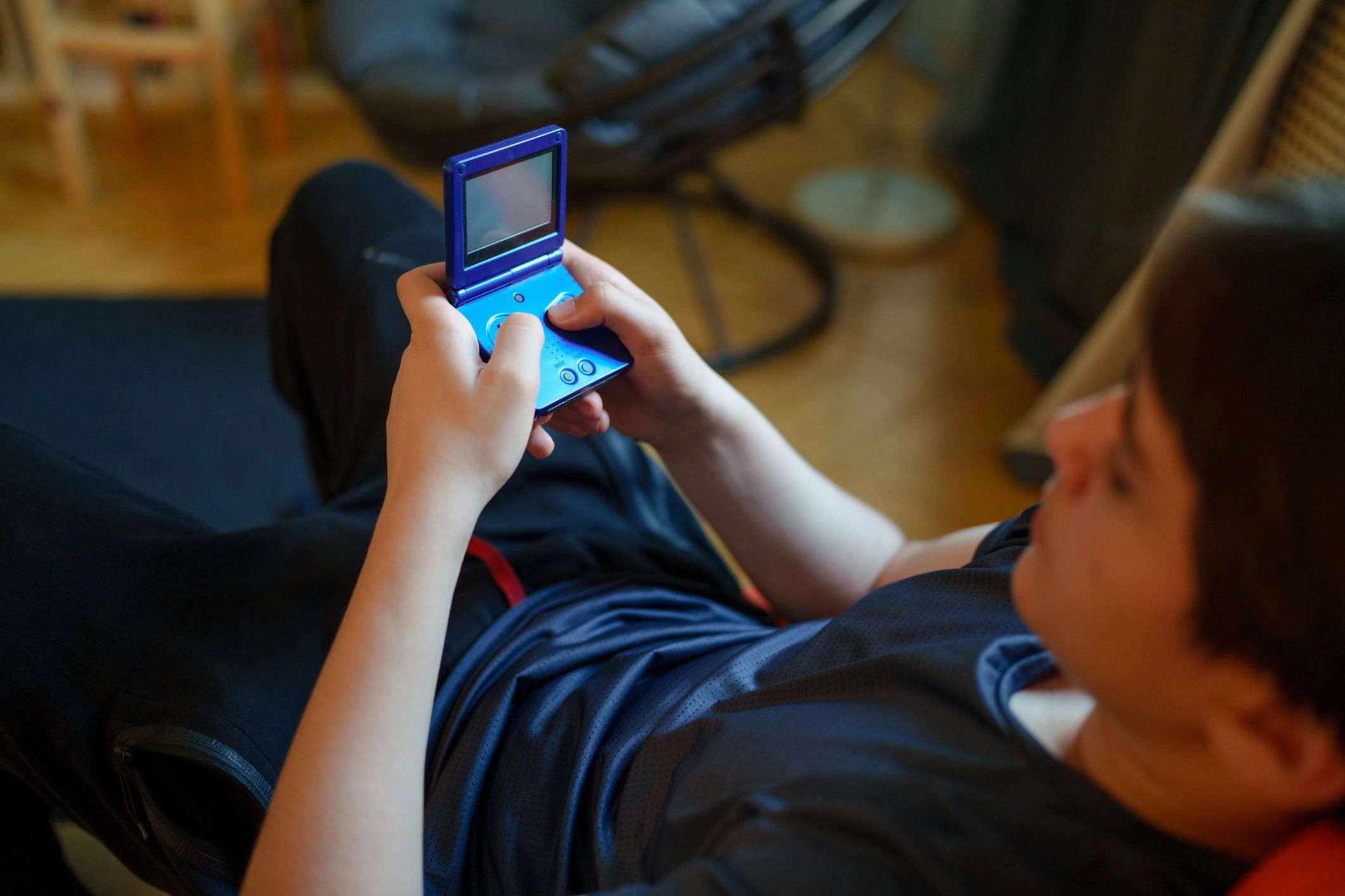 Handheld gaming session